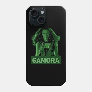 Gamora | Green vintage poster Phone Case