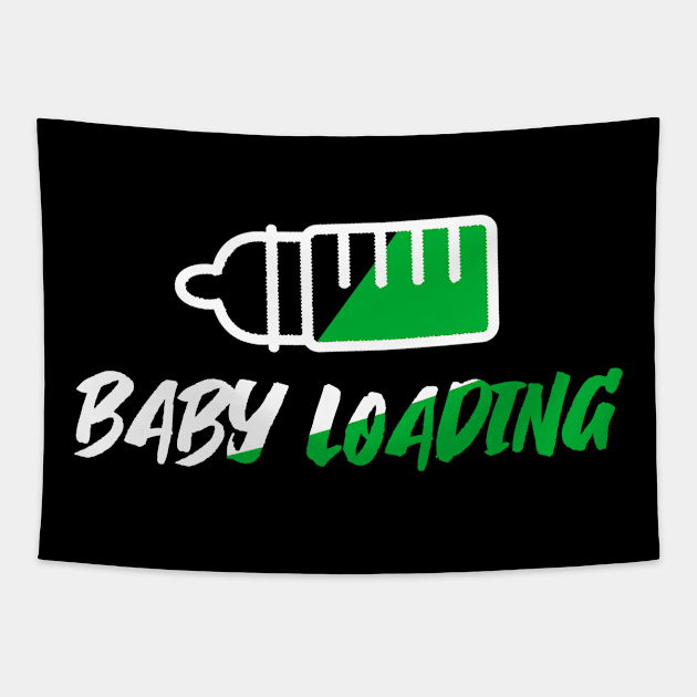 Wife mother baby loading gift idea Tapestry by Flipodesigner