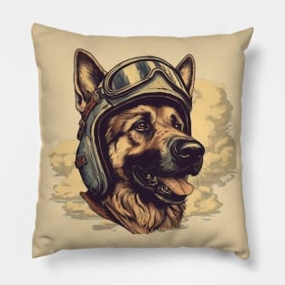 Aviator dog Pillow