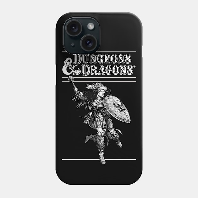 Dungeons and Dragons Cleric Phone Case by The Basement Podcast