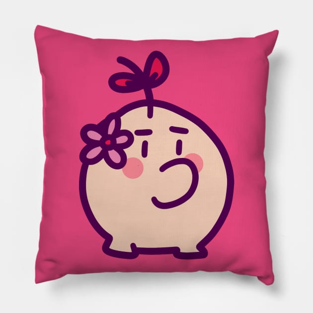 Flower Mr. Saturn Pillow by saradaboru