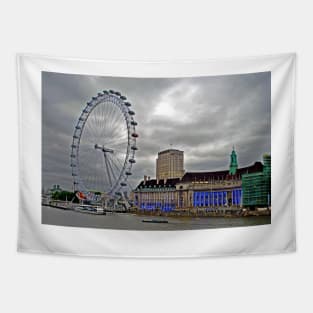 London Eye South Bank River Thames UK Tapestry