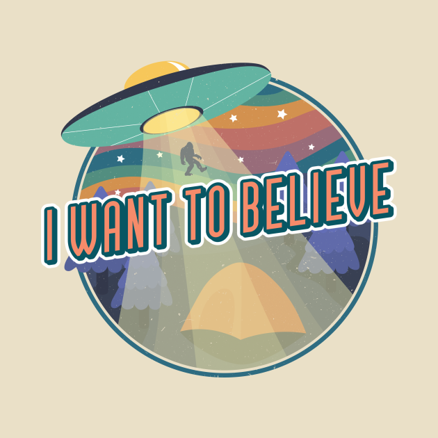 Discover I Want To Believe - Ufo - T-Shirt