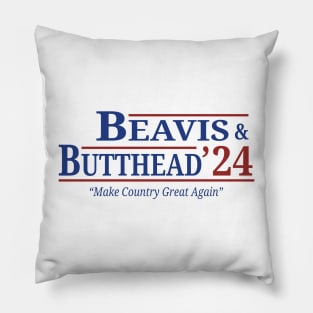 Beavis And Butthead 2024 Election - Make Country Great Again Pillow