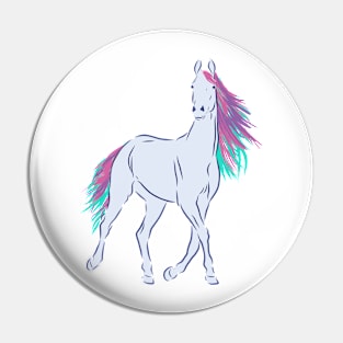 magic horse Pin