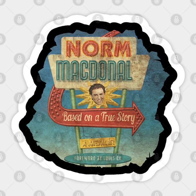 Norm Macdonald Vintage - Norm Macdonald - Sticker