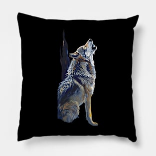 Wolf Social Behavior Pillow