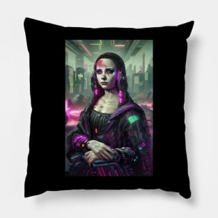 Mona lisa 2040 Pillow