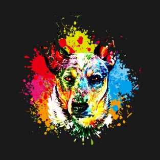 Australian cattle dog watercolor T-Shirt