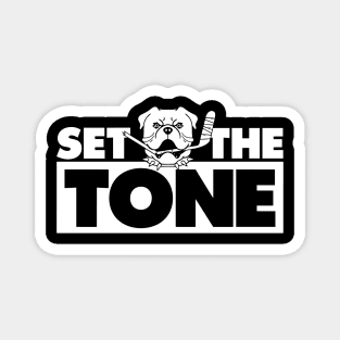 Shoresy Hoodie Merch - Set The Tone Hockey Jersey Sudbury Blueberry Bulldogs Meme Magnet