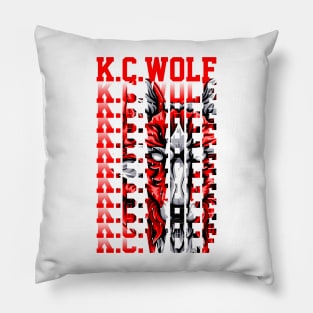 KANSAS CHIEFS WOLF Pillow