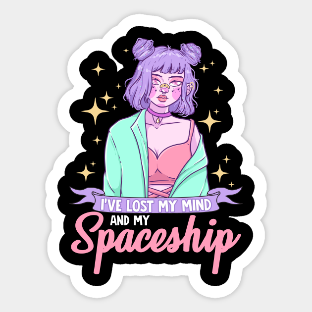 Pastel Goth Anime Girl Kawaii Pastel Goth Sticker Teepublic Her continuum of work which includes illustration, comics, and clothing is heavily influenced by japanese media and pop culture and embraced by fans around the. pastel goth anime girl kawaii