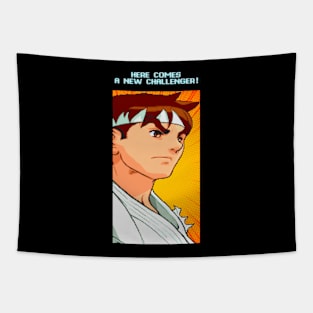 Here Comes A New Challenger - Ryu Tapestry