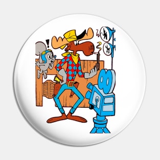 Cow boy Cartoon Pin