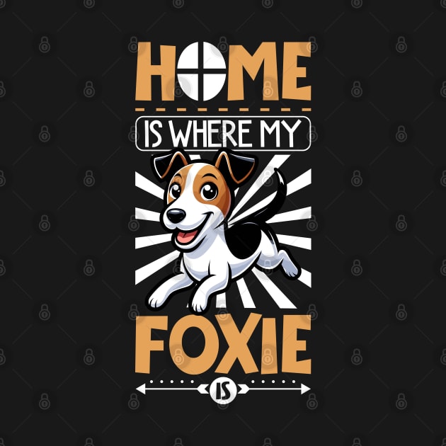 Home is with my Smooth Fox Terrier by Modern Medieval Design