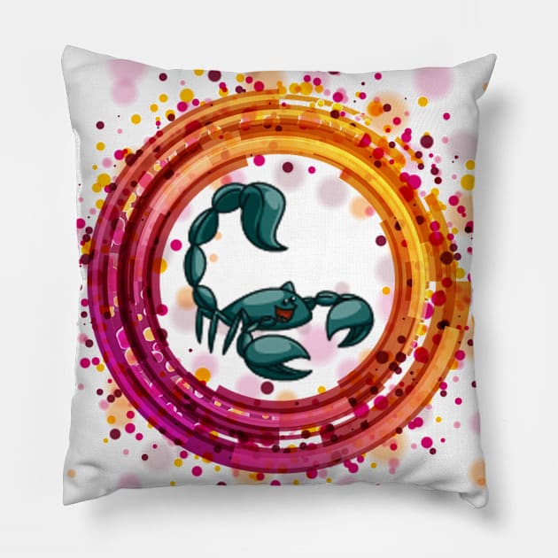 scorpion Pillow by MIXOshop