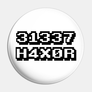 31337 H4X0R Pin