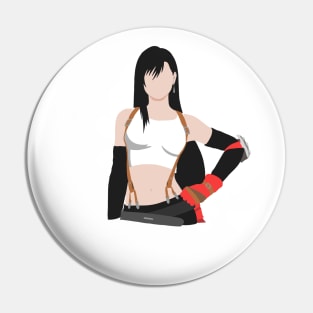 Beautiful Tifa Lochkhart Minimalist Pin