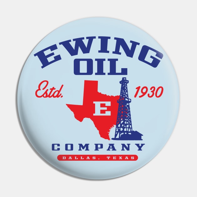 Ewing Oil Company Pin by MindsparkCreative