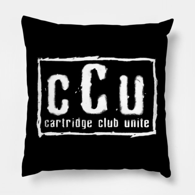 Cartridge Club Unite cCu Pillow by dege13