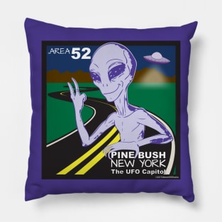 AREA 52 PINE BUSH NY Pillow