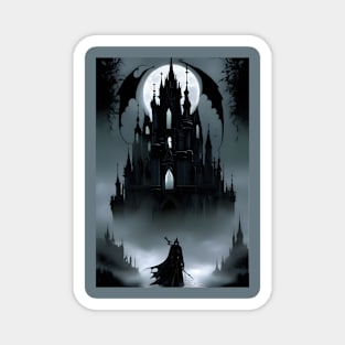 Gothic castle aesthetic Magnet