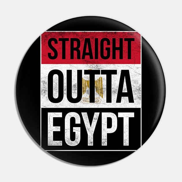 Straight Outta Egypt Retro Egyptian Pin by shirtsyoulike