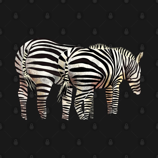 Butts of zebras by Mimie20