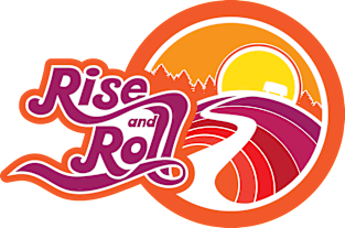 rise and roll van life Magnet