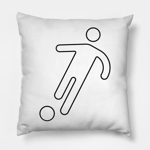 Soccer Avatar Pillow by Hayden Mango Collective 