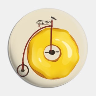 Penny Farthing Donut Ride Pin