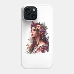 Watercolor Boho Princess #1 Phone Case