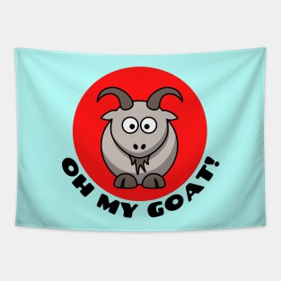 Oh My Goat | Goat Pun Tapestry