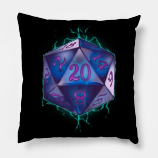 Magic Dice Amethyst Pillow