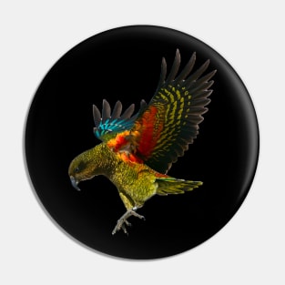 The Mountain Parrot Pin