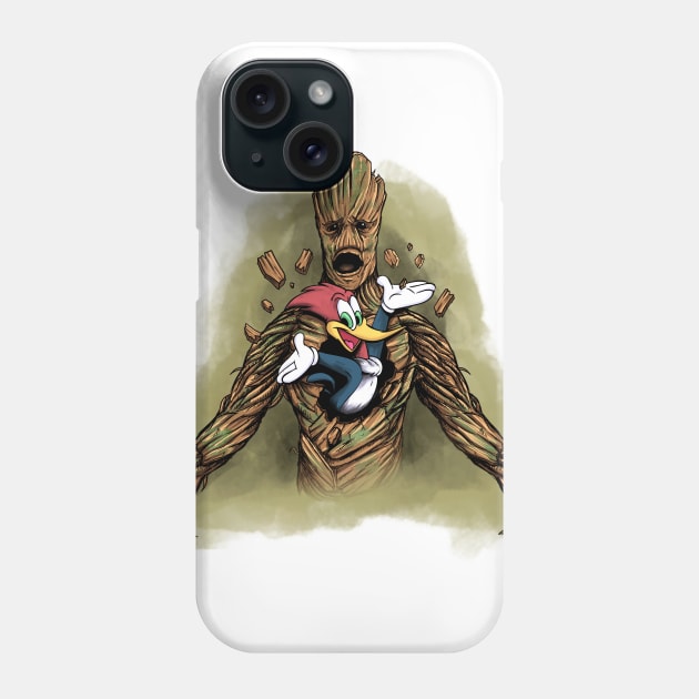 Woody Woodpecker Phone Case by RedBug01