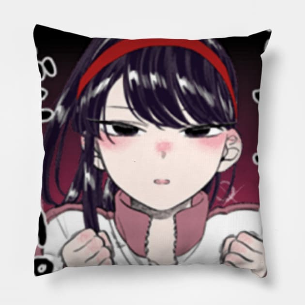 Komi Cheer Pillow by thevictor123