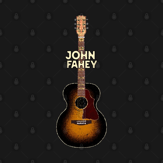 John Fahey Bacon & Day Acoustic Guitar by Daniel Cash Guitar