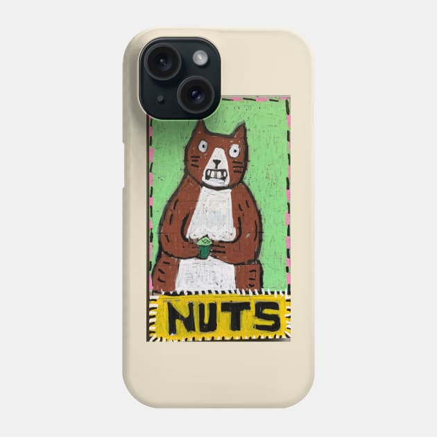 Nuts Phone Case by BigChiefRobot