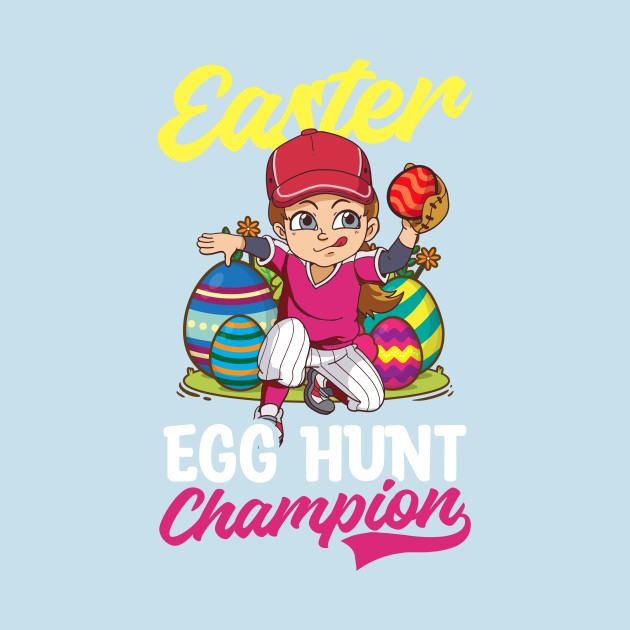 Disover Easter Baseball Shirt | Easter Egg Hunt Champion - Easter Baseball Easter Egg Hunt - T-Shirt