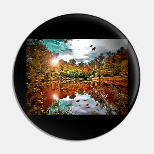 Pond Reflections Pin