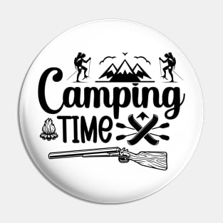 Camping time Pin