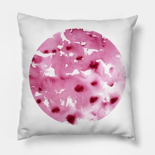 Poppies (circle) Pillow