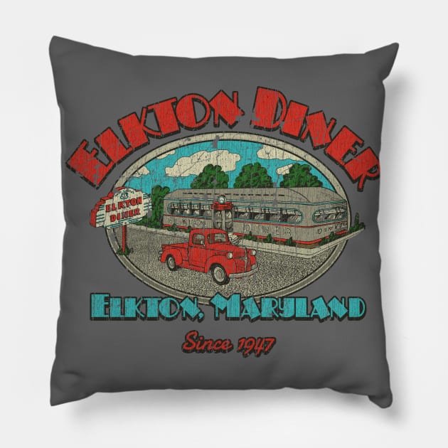 Elkton Diner Pillow by JCD666