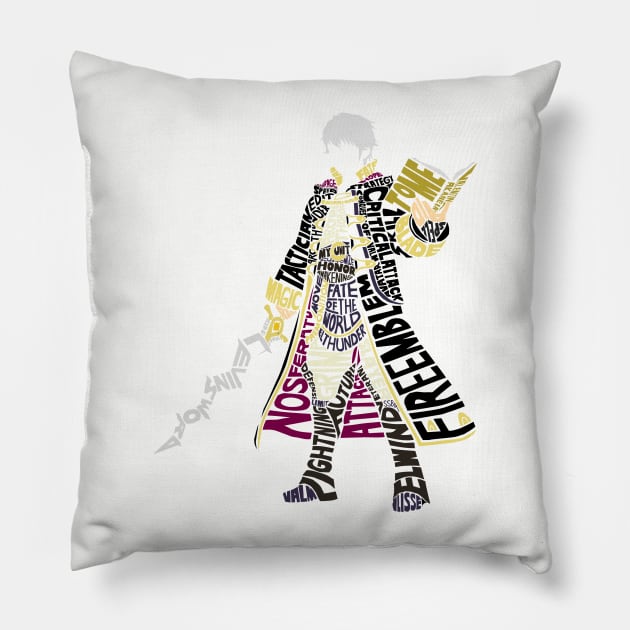 Robin Typography Pillow by kingsrock