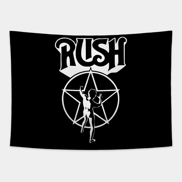 Rush Band Tapestry by The Bing Bong art