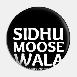 Sidhu Moose Wala Legend Pin