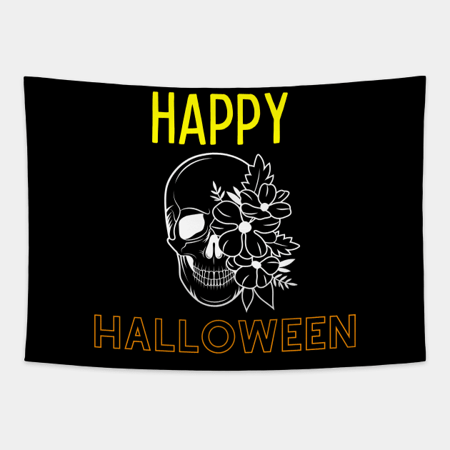 Happy Halloween Tapestry by NICHE&NICHE