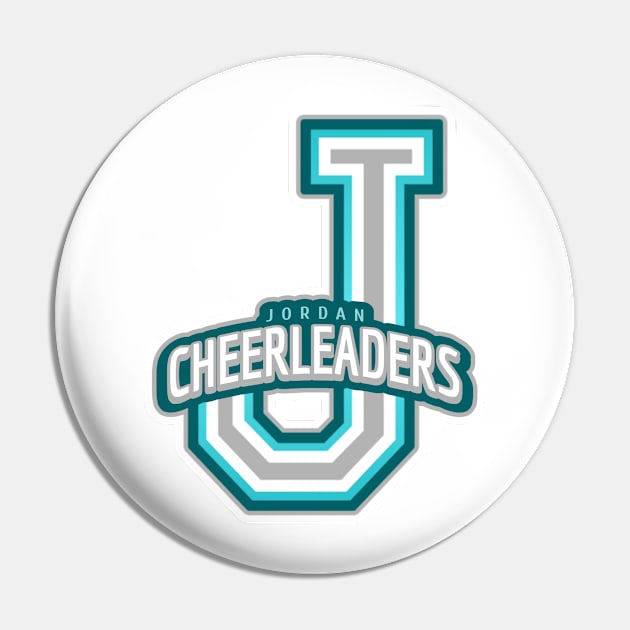 Jordan Cheerleader Pin by Tip Top Tee's