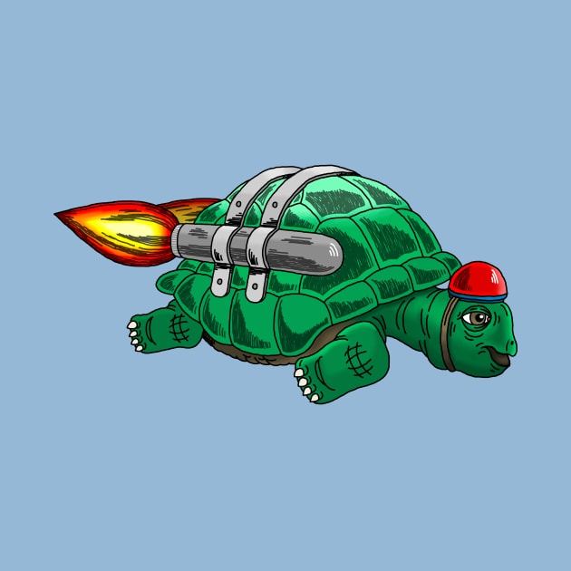 Rocket Turtle by Restarter